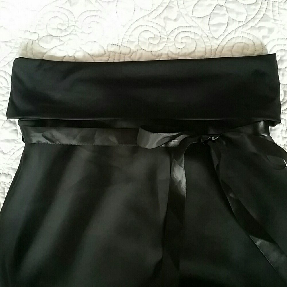Black chiffon skirt - Picture 3 of 7
